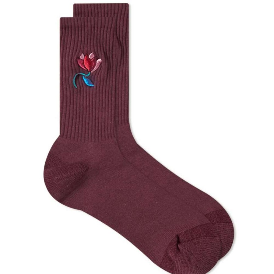 Accessories * | By Parra Secret Flower Crew Sock