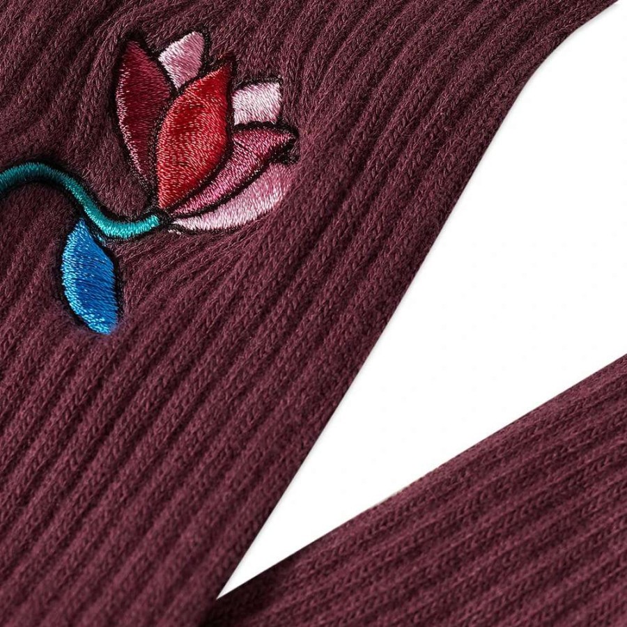 Accessories * | By Parra Secret Flower Crew Sock