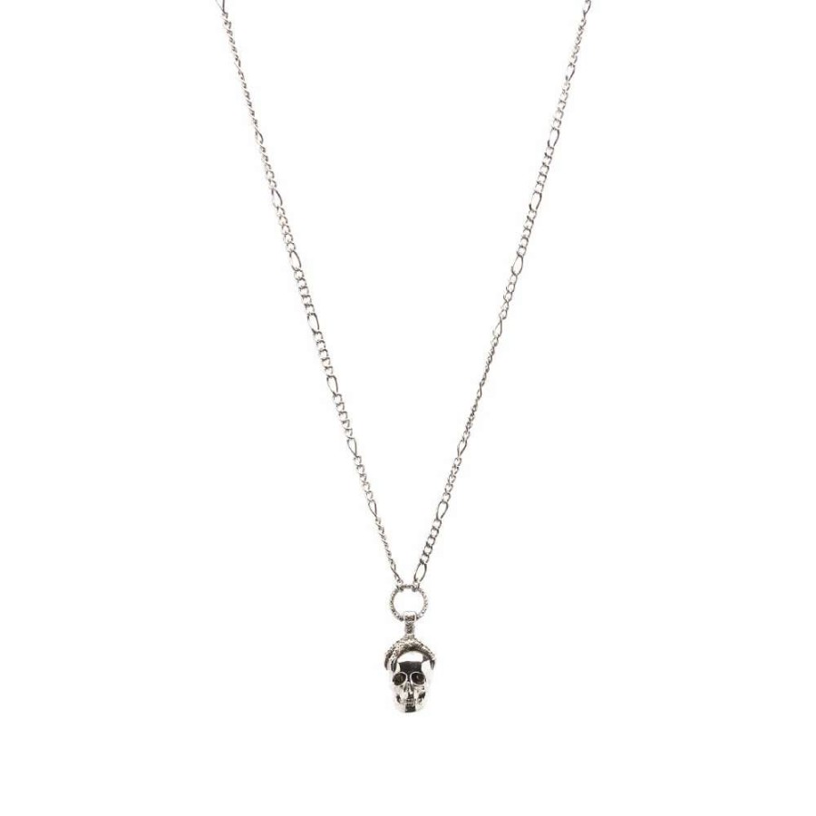 Accessories * | Alexander Mcqueen Swarovski Skull Pendant