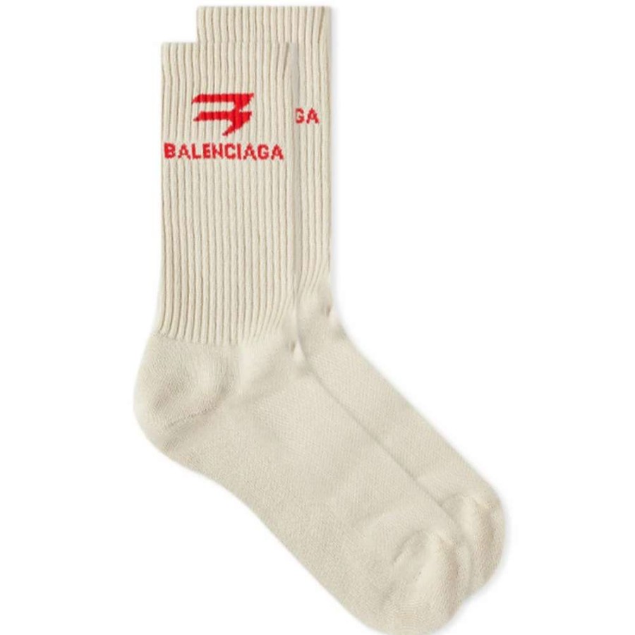 Accessories * | Balenciaga Sports Logo Sock