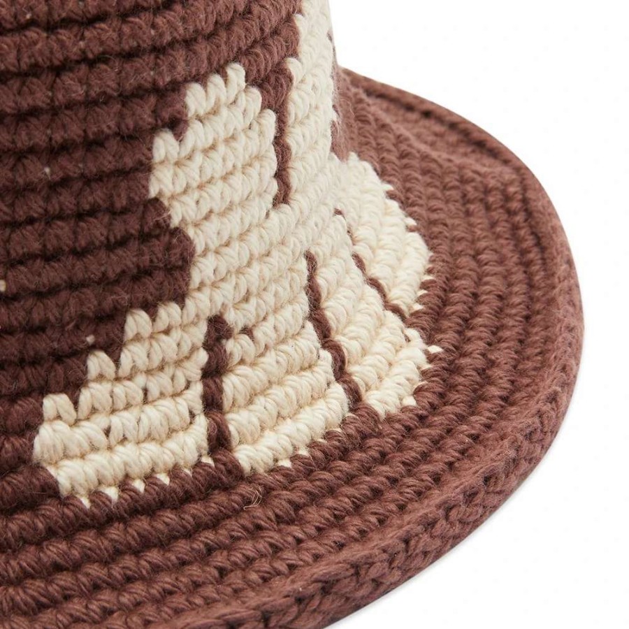 Accessories * | Checks Downtown Flower Crochet Bucket Hat