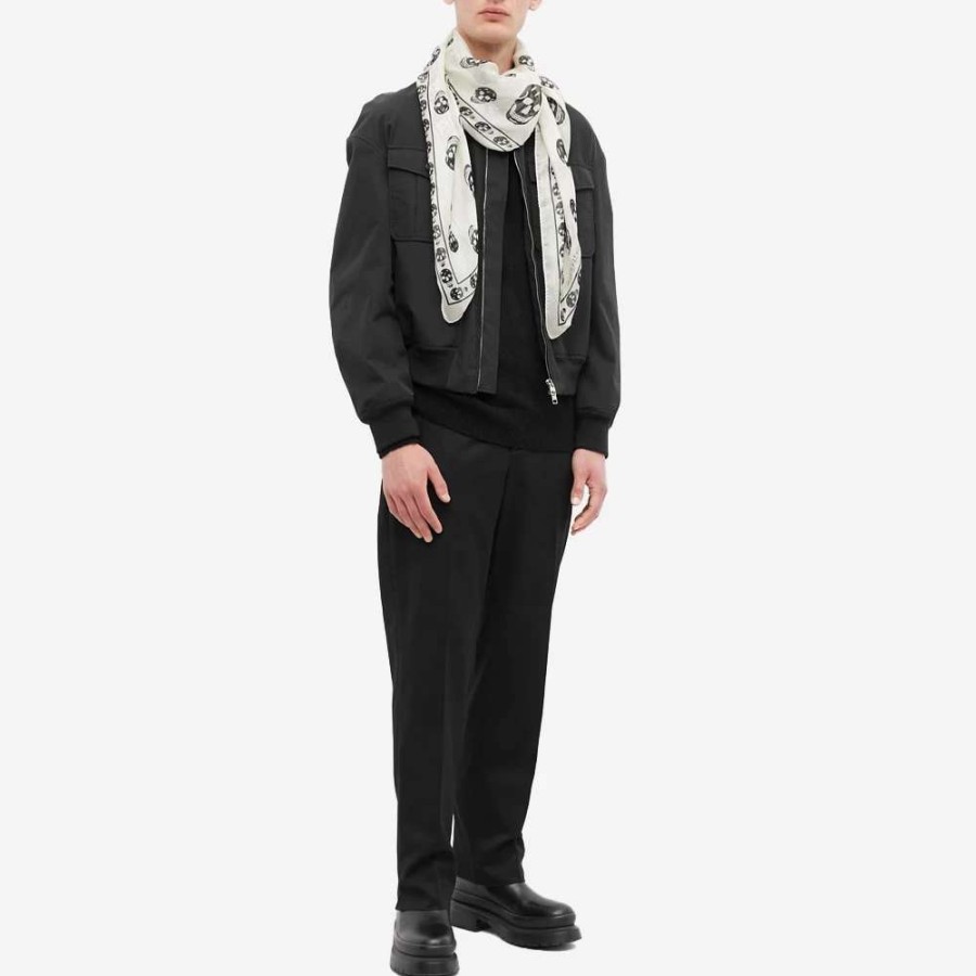 Accessories * | Alexander Mcqueen Skull Scarf