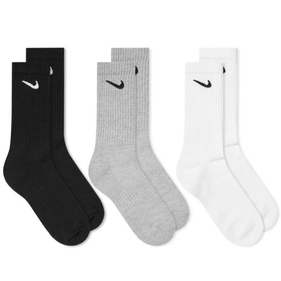 Accessories * | Nike Cotton Cushion Crew Sock 3 Pack