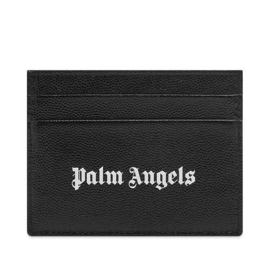 Accessories * | Palm Angels Logo Zip Card Holder