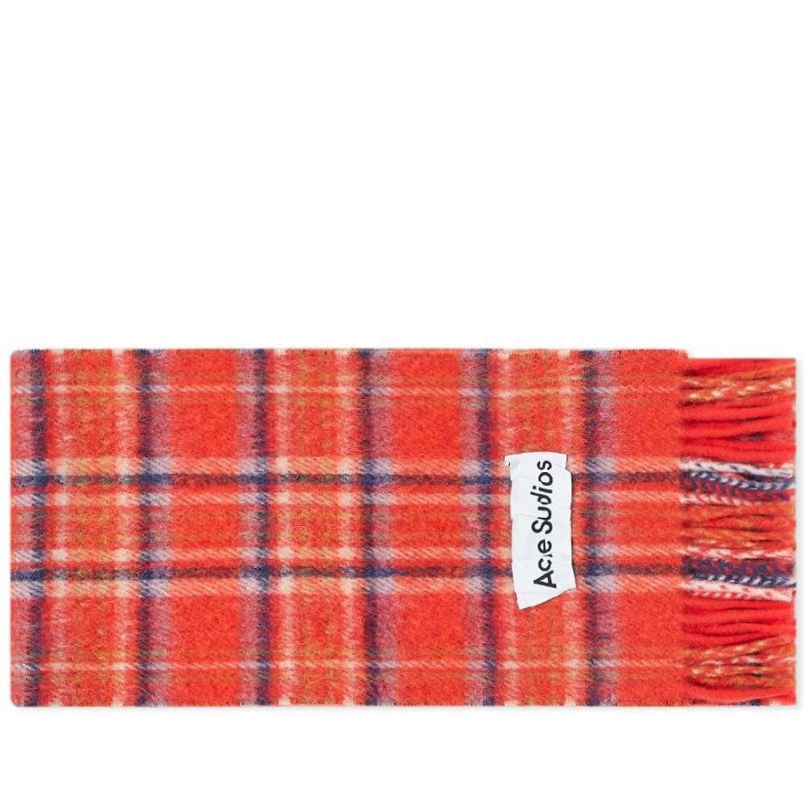 Accessories * | Acne Studios Veny Tartan Scarf