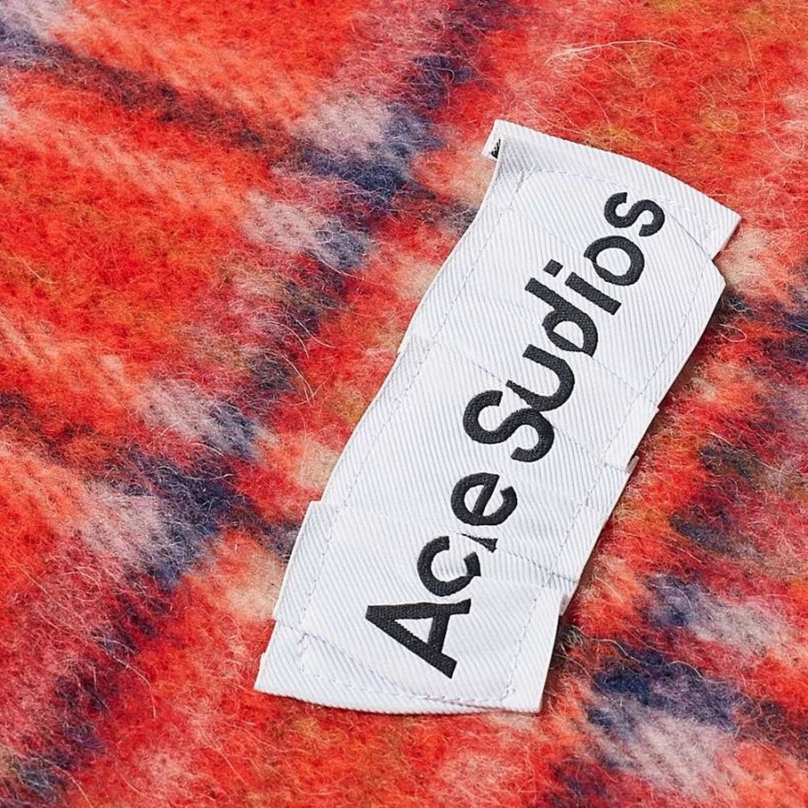 Accessories * | Acne Studios Veny Tartan Scarf