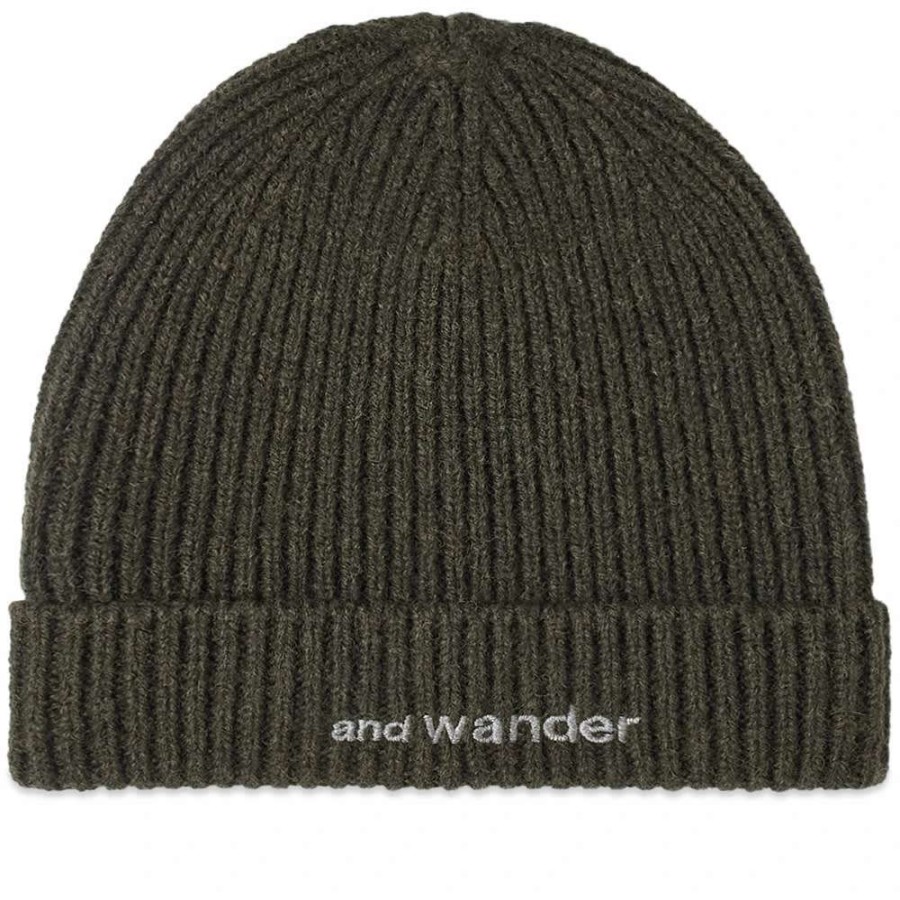 Accessories * | And Wander Shetland Wool Beanie