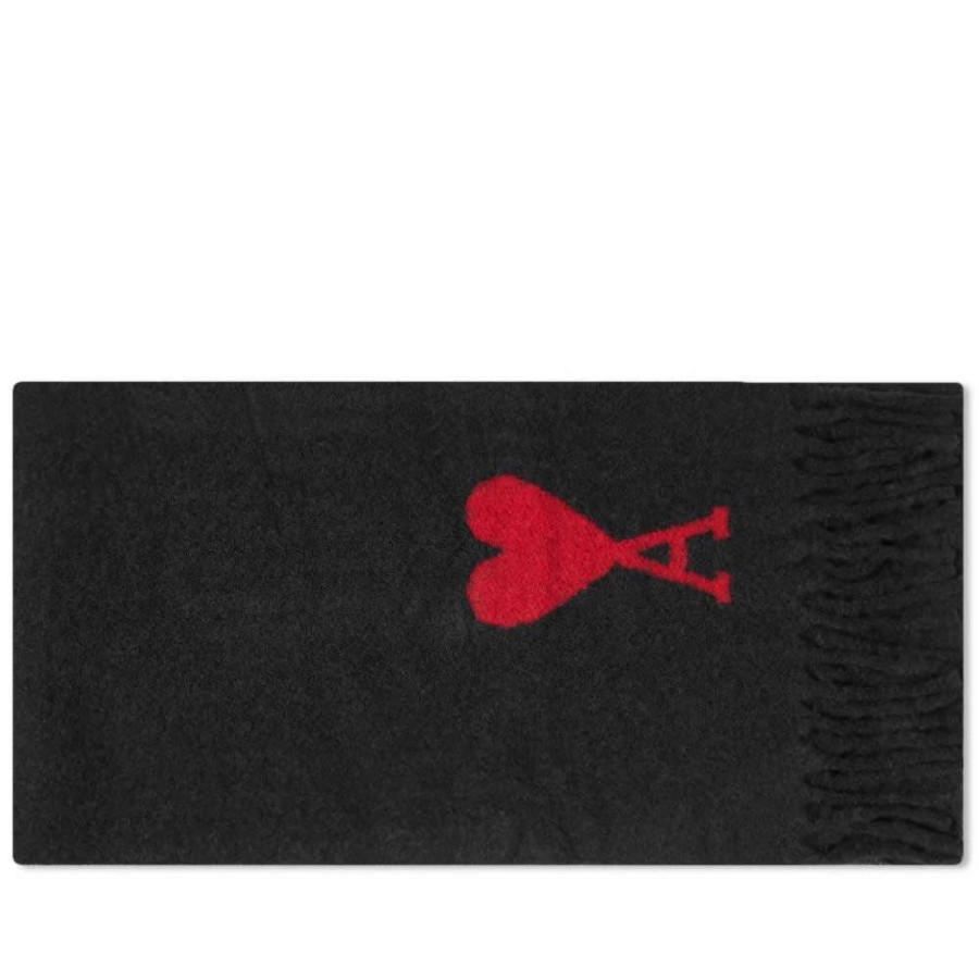 Accessories * | Ami Large A Heart Scarf