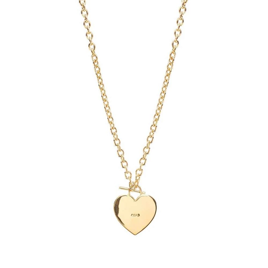 Accessories * | A.P.C. Heart Logo Necklace