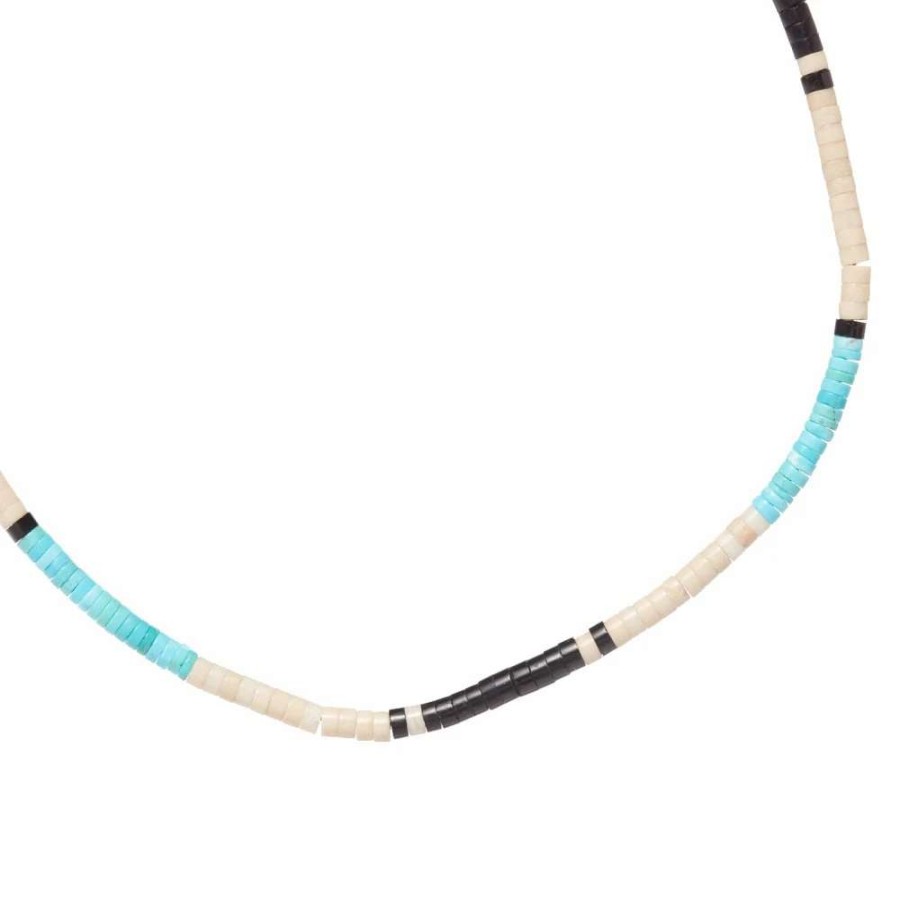 Accessories * | Mikia Heishi Beaded Necklace