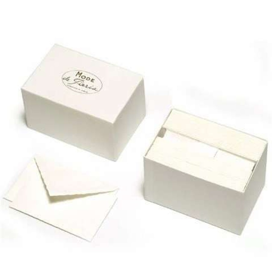 Gift Wrapping & Cards * | G. Lalo Mode De Paris Verge Gift Set White Set 30Pce