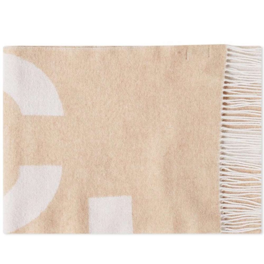 Accessories * | A.P.C. Malo Logo Scarf