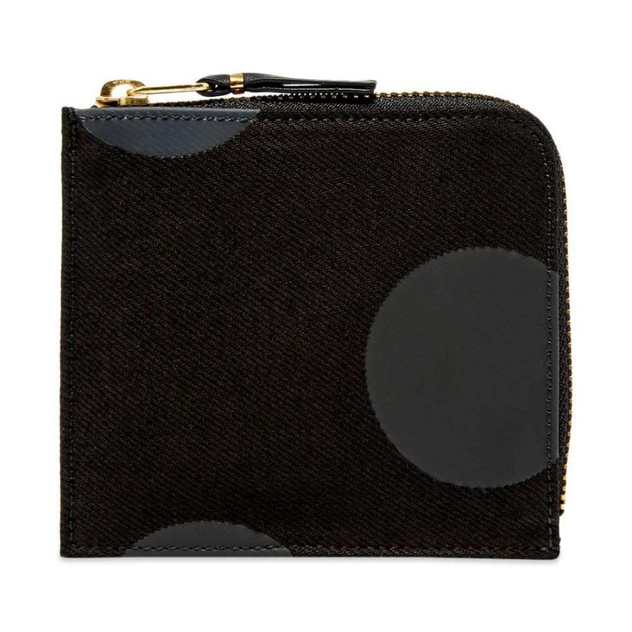 Accessories * | Comme Des Garcons Wallet Comme Des Garcons Sa3100Rd Rubber Dot Wallet