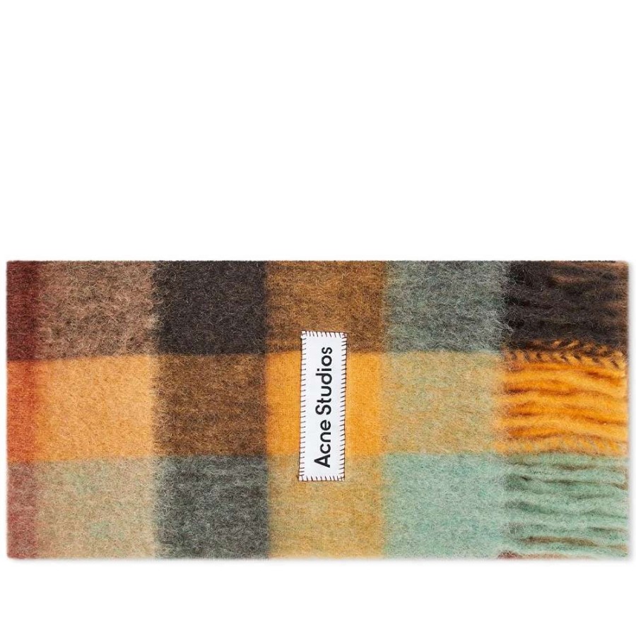 Accessories * | Acne Studios Vally Check Scarf