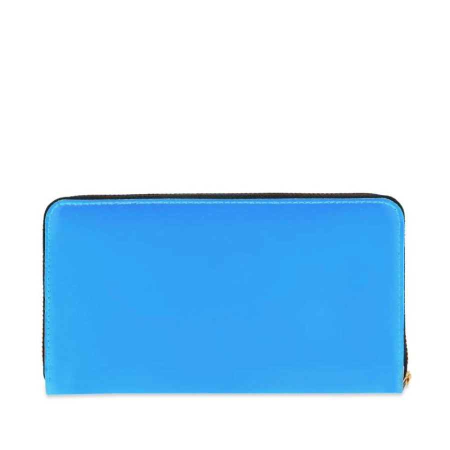 Accessories * | Comme Des Garcons Wallet Comme Des Garcons Sa0111Sf Super Fluo Zip Wallet