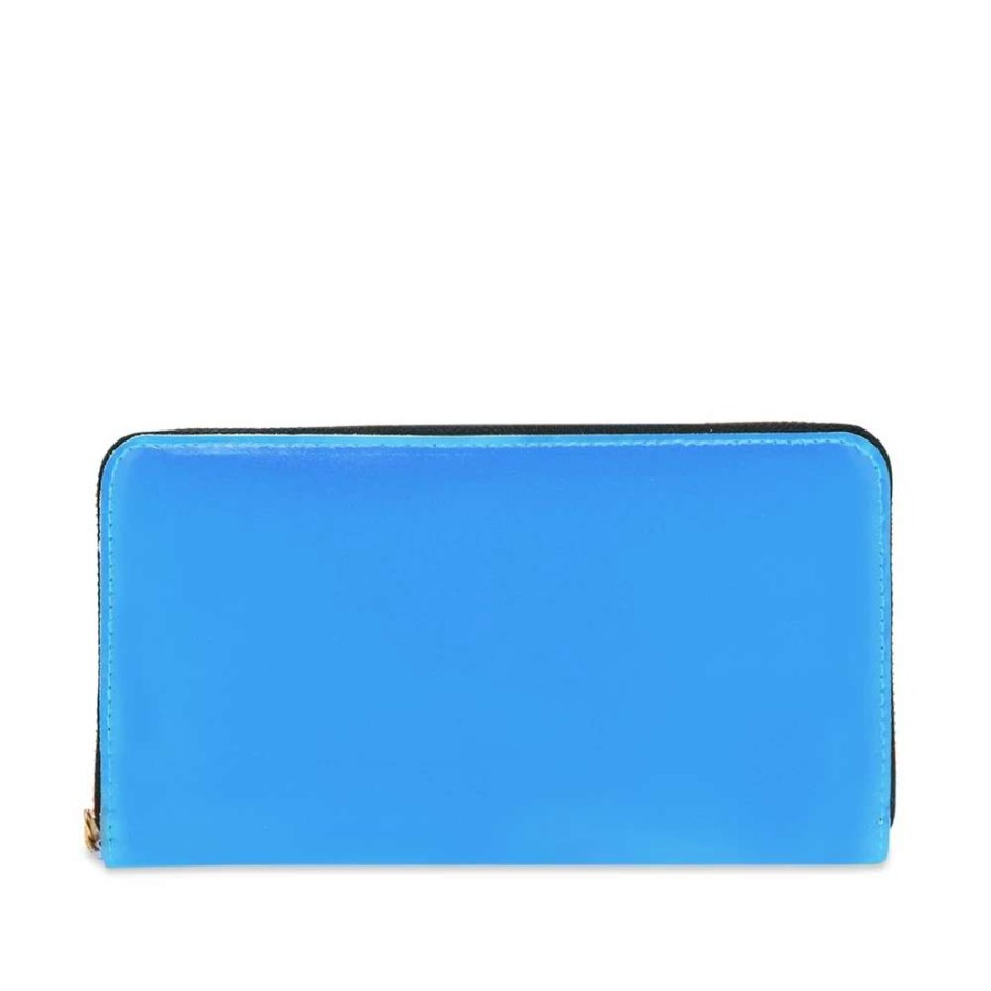 Accessories * | Comme Des Garcons Wallet Comme Des Garcons Sa0111Sf Super Fluo Zip Wallet