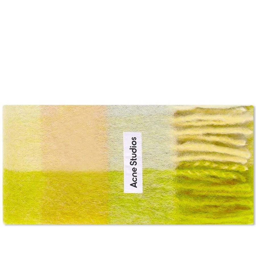 Accessories * | Acne Studios Vally Check Scarf