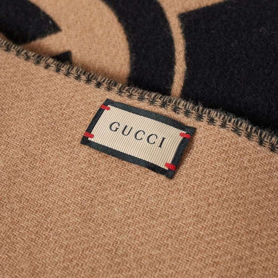 Accessories * | Gucci Interlock Gg Logo Scarf