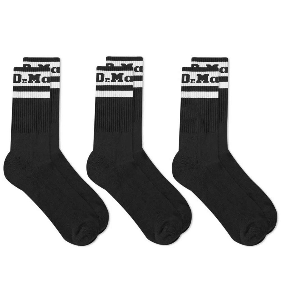 Accessories * | Dr. Martens Athletic Sock 3-Pack