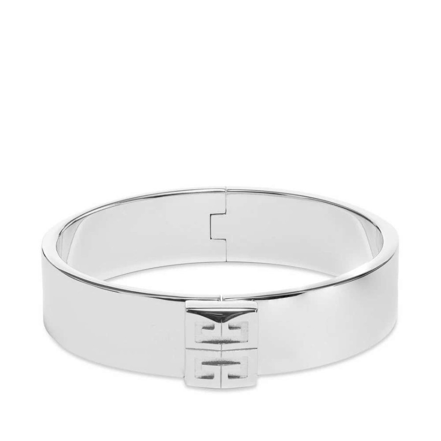 Accessories * | Givenchy 4G Silver Bracelet