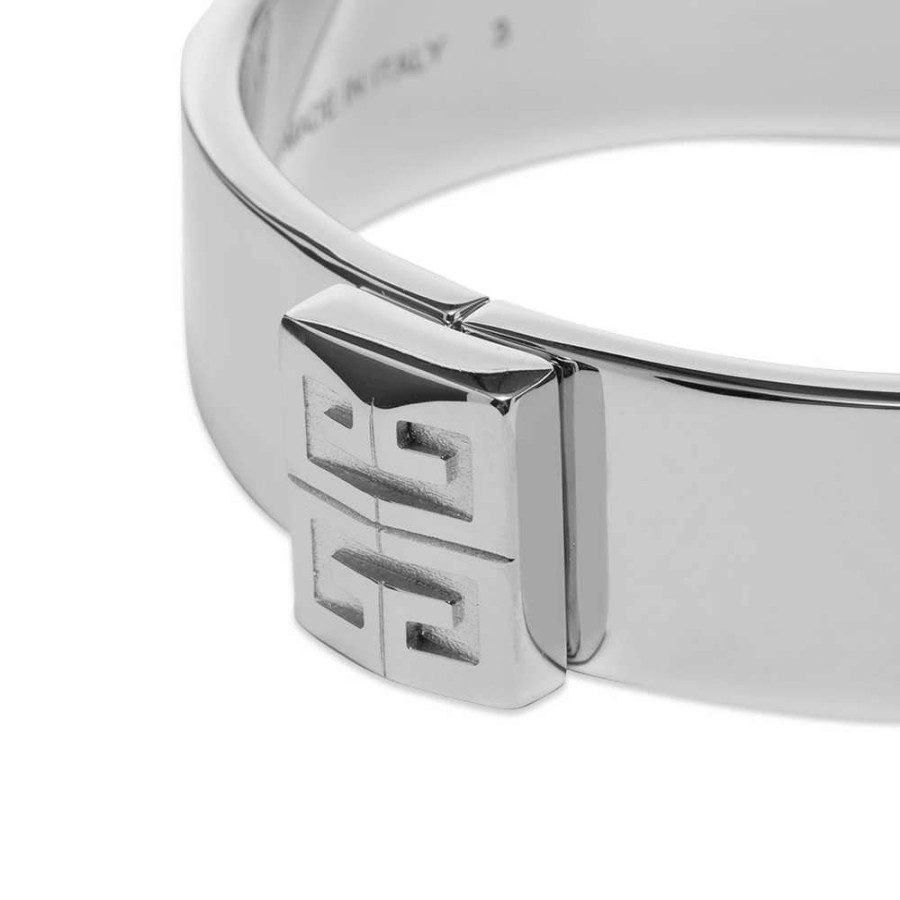 Accessories * | Givenchy 4G Silver Bracelet