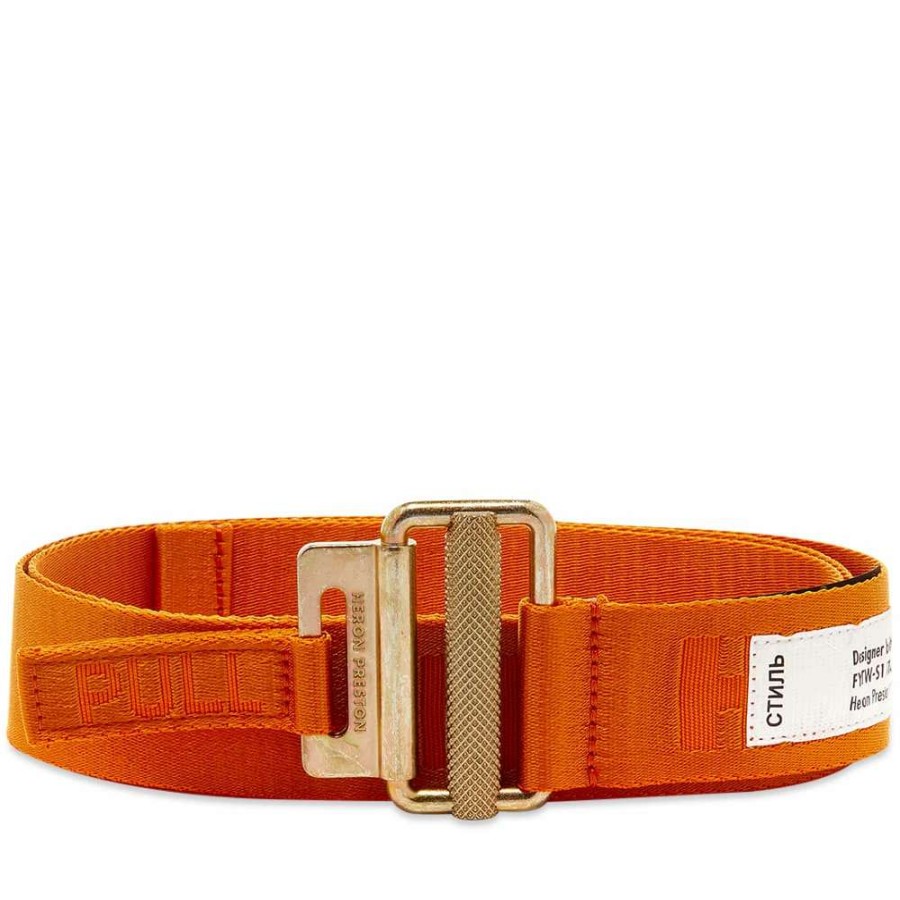 Accessories * | Heron Preston Classic Buckle Tape Belt