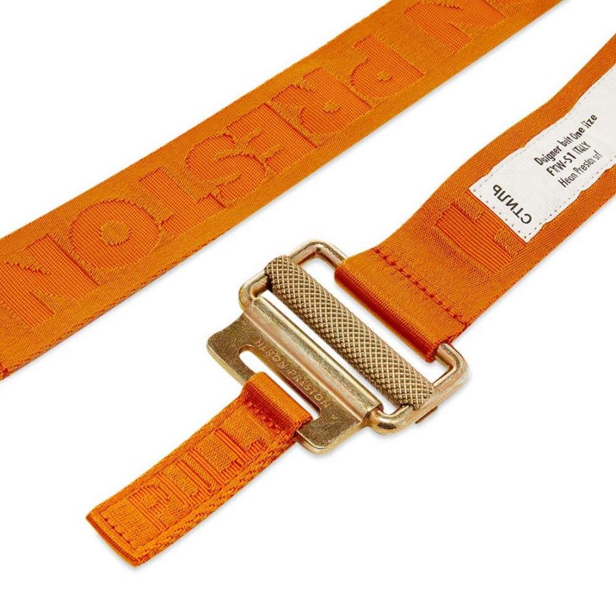 Accessories * | Heron Preston Classic Buckle Tape Belt