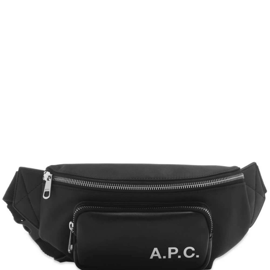 Accessories * | A.P.C. Logo Waist Bag