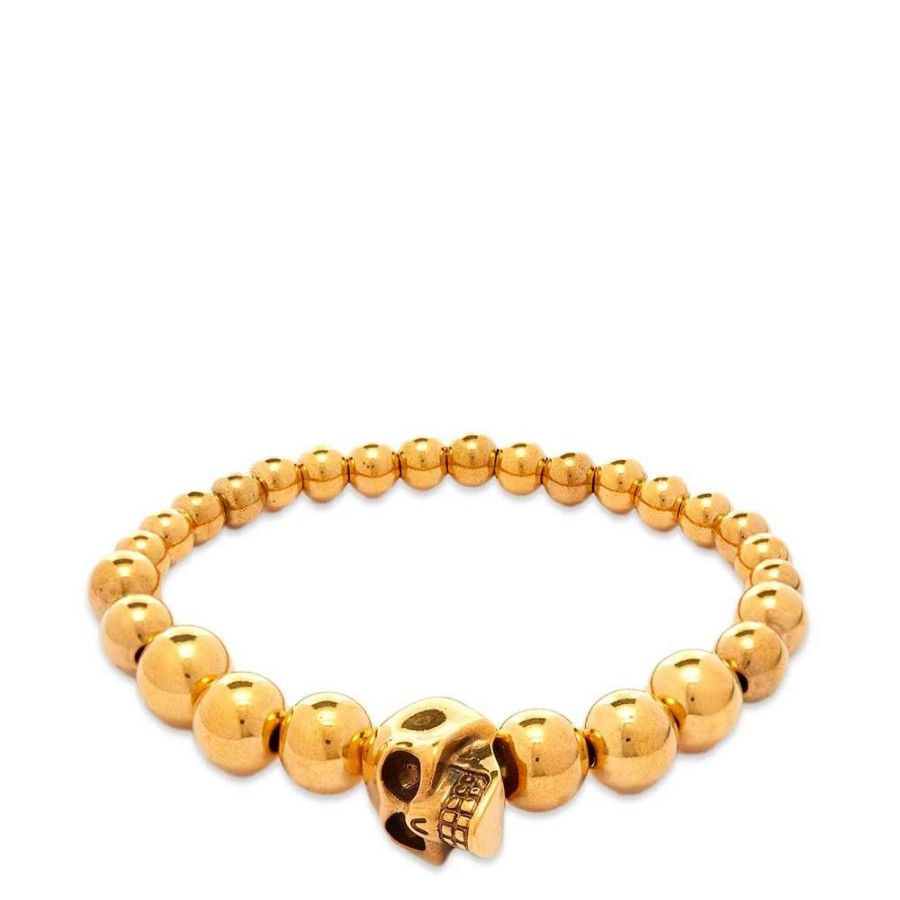 Accessories * | Alexander Mcqueen Skull Ball Bracelet