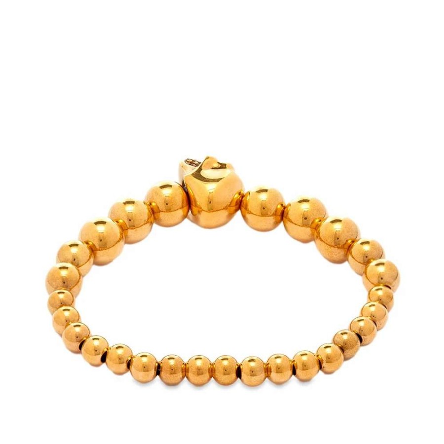 Accessories * | Alexander Mcqueen Skull Ball Bracelet