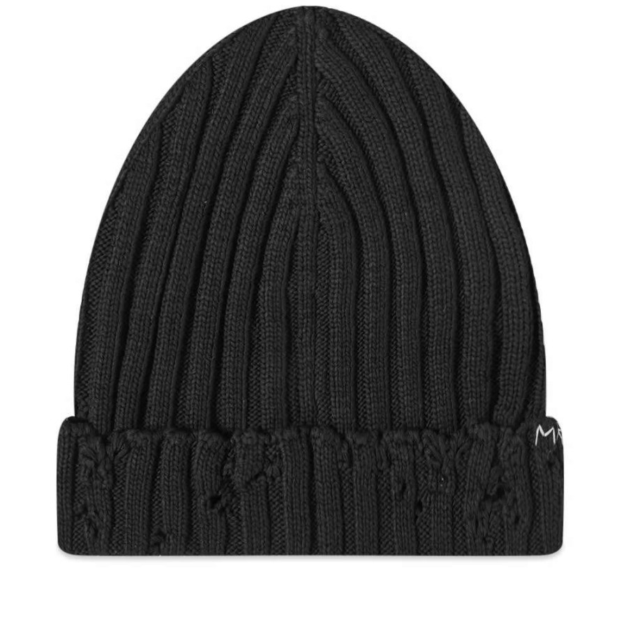 Accessories * | Marni Twisted Shiny Logo Beanie