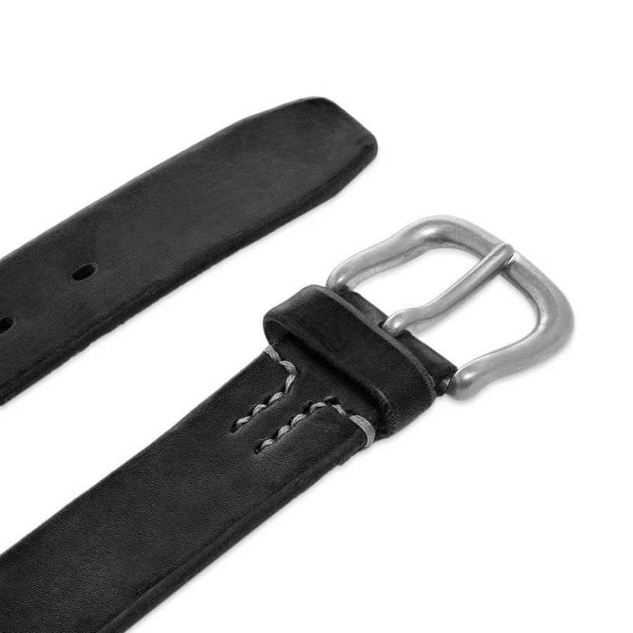 Accessories * | The Real Mccoys Joe Mccoy Bend Leather Belt