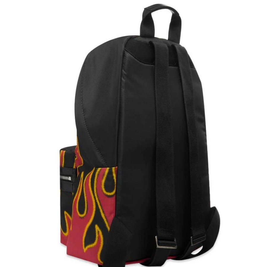 Accessories * | Palm Angels Flames Backpack