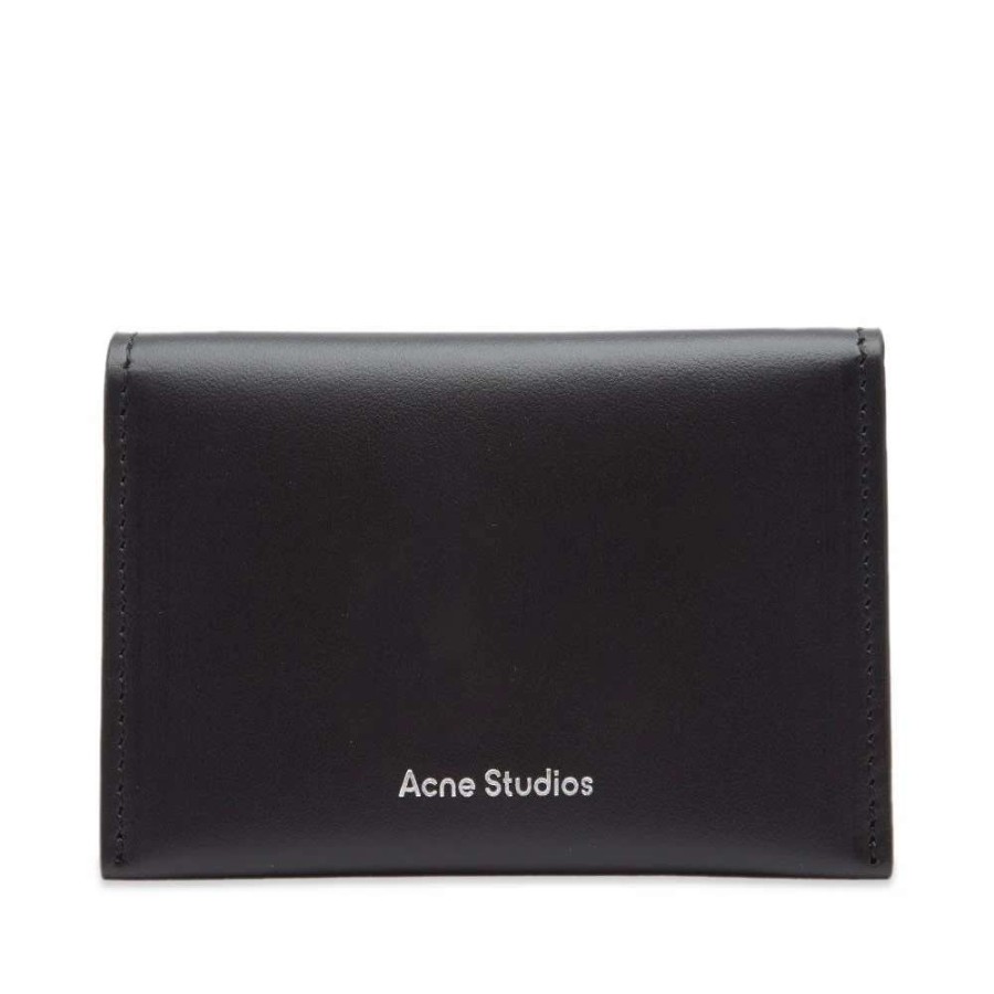 Accessories * | Acne Studios Flap Patterned Card Holder