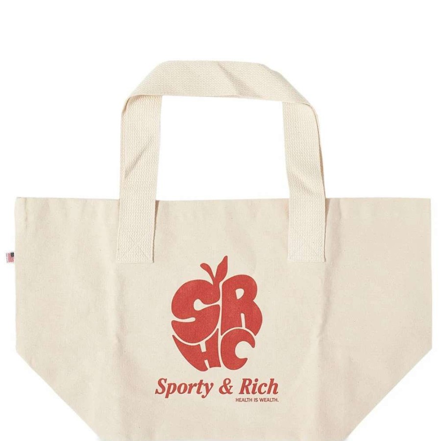 Accessories * | Sporty & Rich Apple Tote Bag