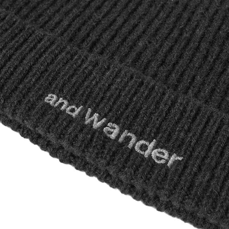 Accessories * | And Wander Shetland Wool Beanie