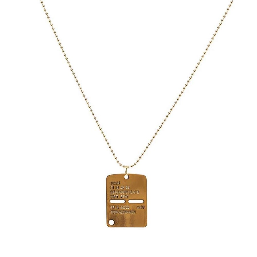 Accessories * | 1017 Alyx 9Sm Military Tag Necklace