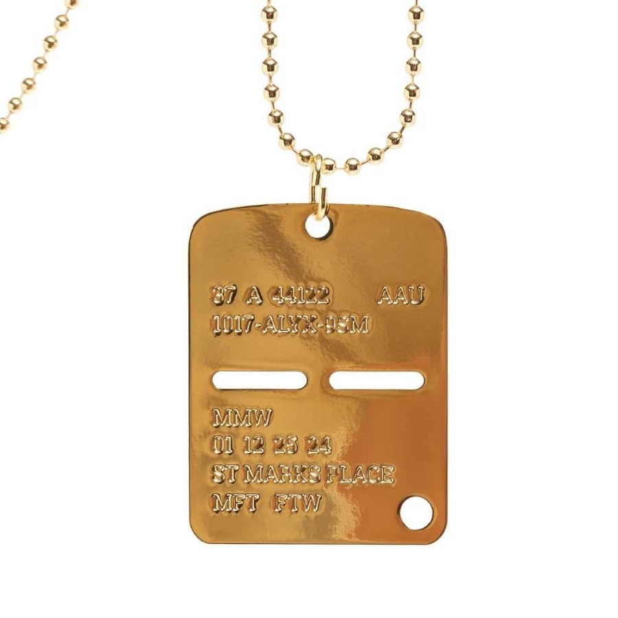 Accessories * | 1017 Alyx 9Sm Military Tag Necklace