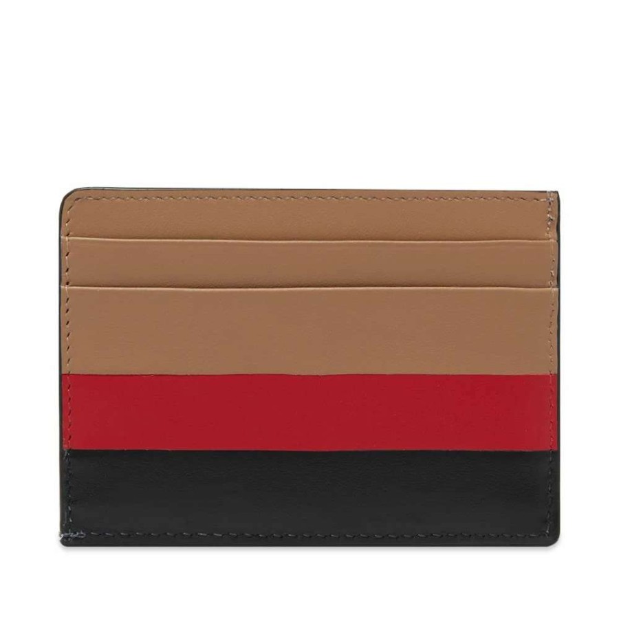 Accessories * | Burberry Kier Blanket Stripe Card Holder