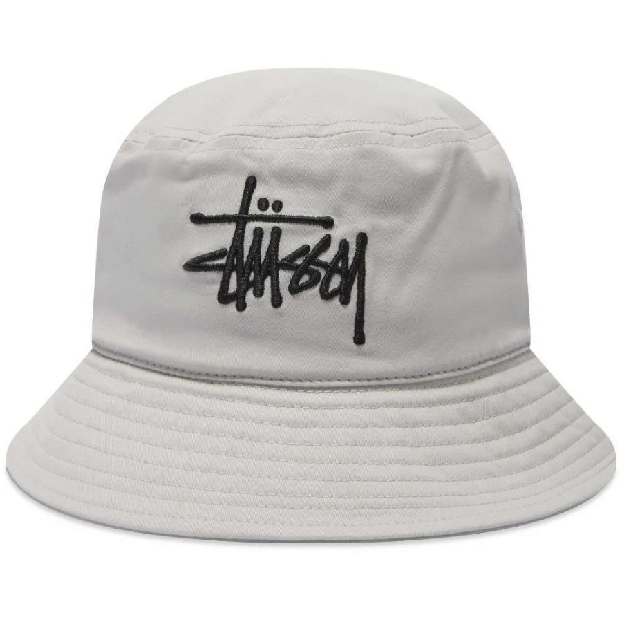 Accessories * | Stussy Brushed Big Basic Bucket Hat