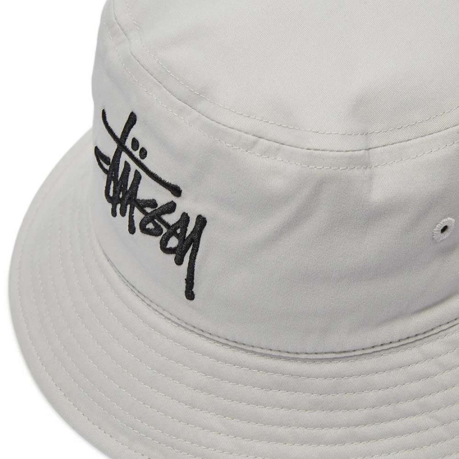 Accessories * | Stussy Brushed Big Basic Bucket Hat