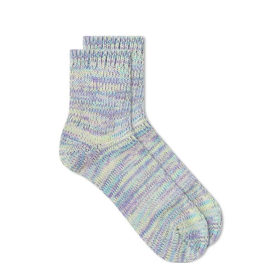 Accessories * | Anonymous Ism 5 Color Mix Quarter Sock