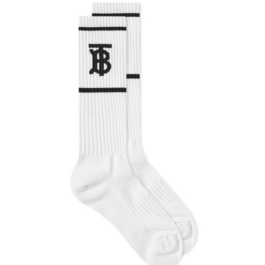 Accessories * | Burberry Tb Monogram Sports Sock