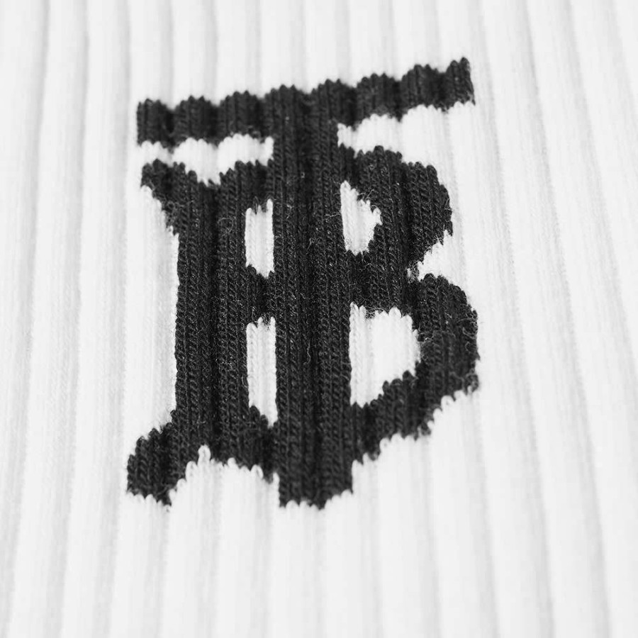 Accessories * | Burberry Tb Monogram Sports Sock