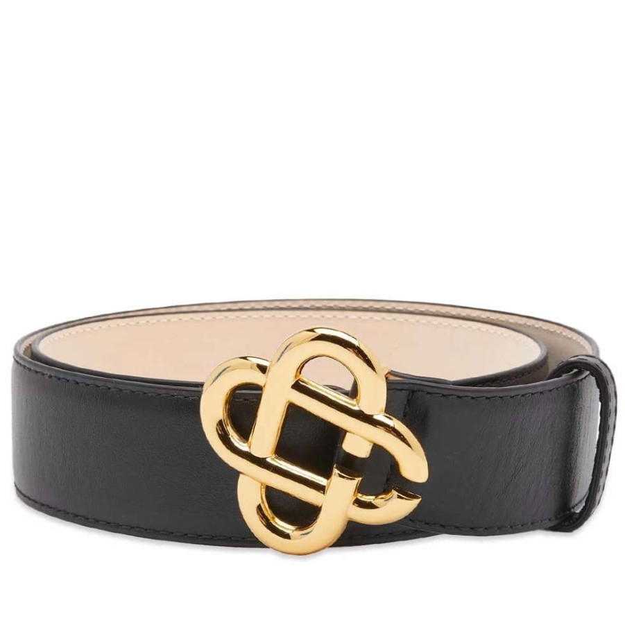 Accessories * | Casablanca Cc Logo Bucklet Belt