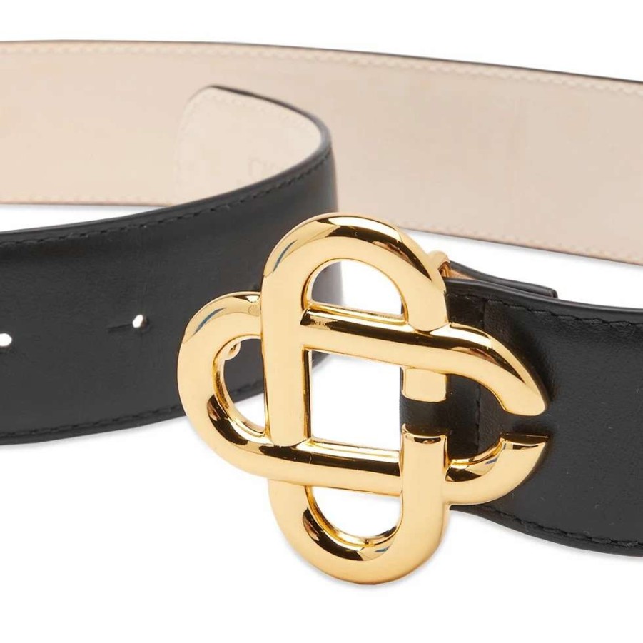 Accessories * | Casablanca Cc Logo Bucklet Belt