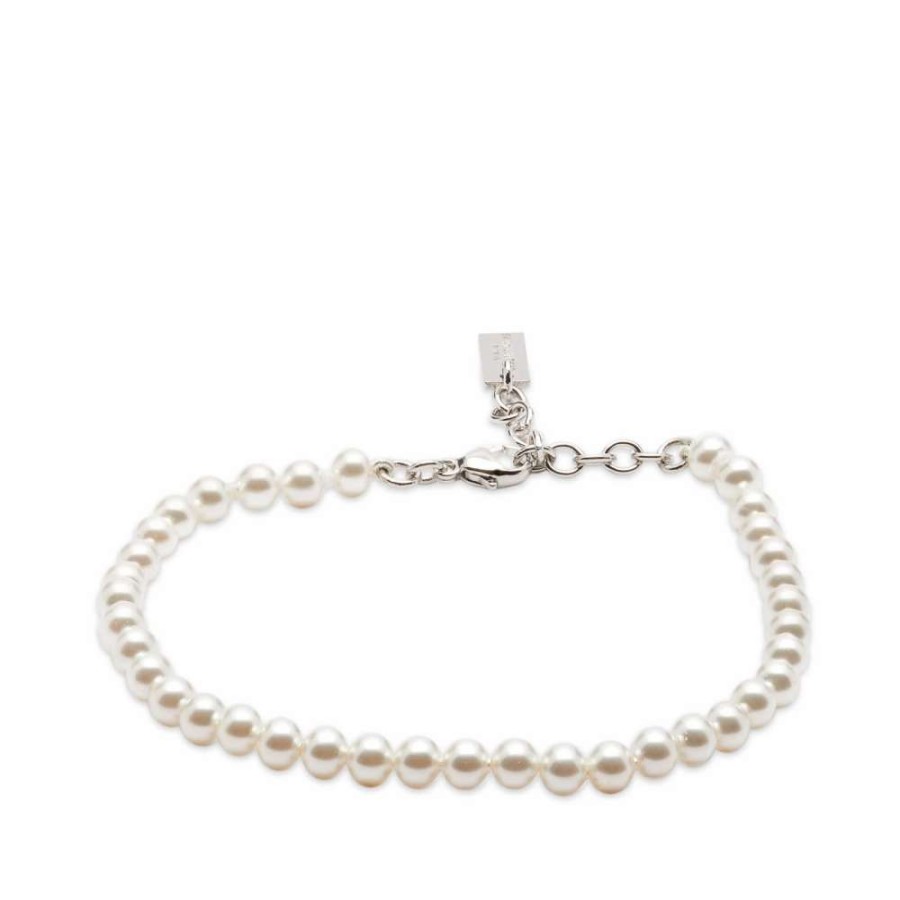 Accessories * | Saint Laurent Pearl Bracelet