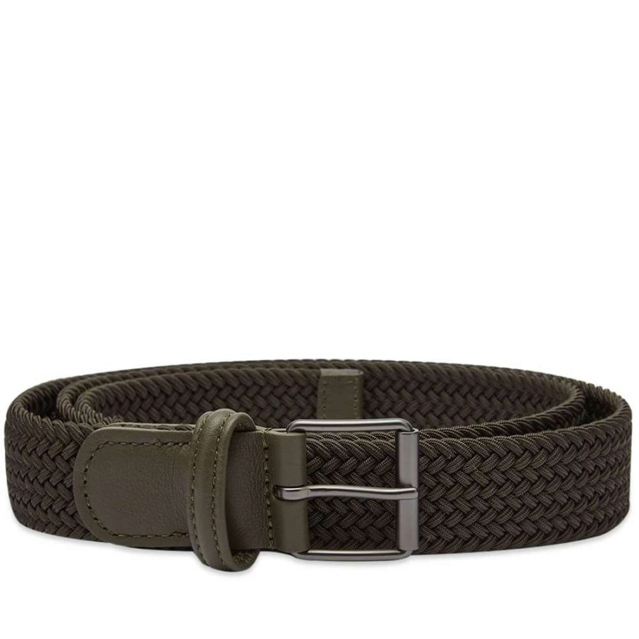 Accessories * | Andersons Anderson'S Narrow Woven Belt