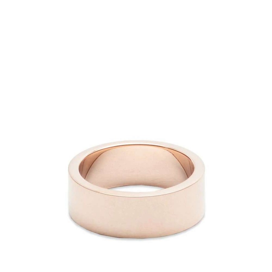 Accessories * | Maison Margiela Text Logo Band Ring