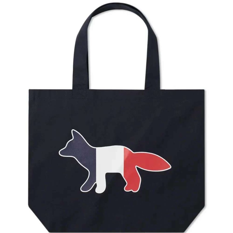 Accessories * | Maison Kitsune Maison Kitsune Tricolor Fox Tote Bag